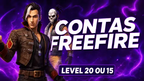 Conta convidada Free Fire disponível em vários níveis para compra